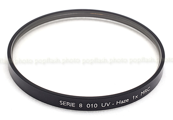 B+W SERIES VIII 010 UV-HAZE 1X MRC BLACK FILTER #1069112 NEW!