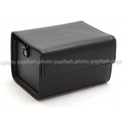 RICOH SC-55L LEATHER SOFT CASE NEW! DESIGNED FOR RICOH GXR INTERCHANGEABLE UNIT DIGITAL CAMERA SYSTEM WITH A12 50MM F/2.5 MACRO LENS!