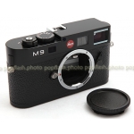 LEICA M9 BLACK PAINT FULL FRAME DIGITAL CAMERA BODY #10704 MINT, UPDATED FIRMWARE
