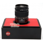 Leica 75mm f2.5 Summarit-M  black anodized finish USED MINT (LEICA CERTIFIED) WITH FREE LENS HOOD!