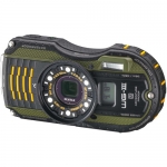 Pentax WG-3 GREEN Digital Camera with GPS Kit USA NEW