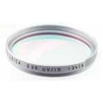 LEICA 39MM SILVER UV/IR CUT FILTER