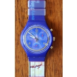 SWATCH SCZ400 GOLD MEDAL OLYMPIC SPECIAL AUTOGRAPHED BY MICHAEL JOHNSON NEW!