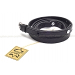 LEICA TRADITIONAL A-LA-CARTE CARRYING STRAP OSTRICH EMBOSSING BLACK #14466 NEW