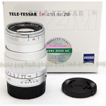 ZEISS 85MM F/4 TELE-TESSAR T* ZM SILVER LENS NEW!