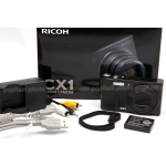 RICOH CX1 BLACK DIGITAL CAMERA NEW! WITH FREE EXTRA BATTERY, RICOH SC-90 CASE, & 2GB SD CARD! FIRMWARE 1.24!