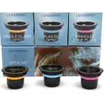 Lensbaby Optic Kit NEW! (PLASTIC OPTIC, SINGLE GLASS OPTIC, PINHOLE/ZONE PLATE OPTIC)- for Lensbaby Composer, Muse, & Control Freak Lenses