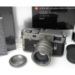 LEICA M7 50 YEAR M SYSTEM FILM CAMERA TITANIUM KIT #10570 MINT