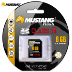 MUSTANG LEMANS CLASS 10 8GB SDHC CARD NEW
