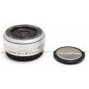 OLYMPUS 17MM F/2.8 MICRO 4/3'S SILVER LENS USED-MINT