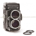 ROLLEI TELE-ROLLEIFLEX TLR FILM CAMERA USED