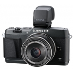 Olympus E-P5 PEN BLACK Mirrorless Digital Camera with 17mm f/1.8 Lens and VF-4 Viewfinder USA NEW