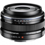 Olympus M.Zuiko Digital 17mm f/1.8 BLACK Micro 4/3 Lens NEW