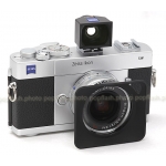 ZEISS IKON SW (SUPER WIDE) SILVER BUNDLE CAMERA BODY + 21MM F/4.5 BIOGON LENS with 21/25MM SHADE + 21MM ZI VIEWFINDER KIT USA NEW