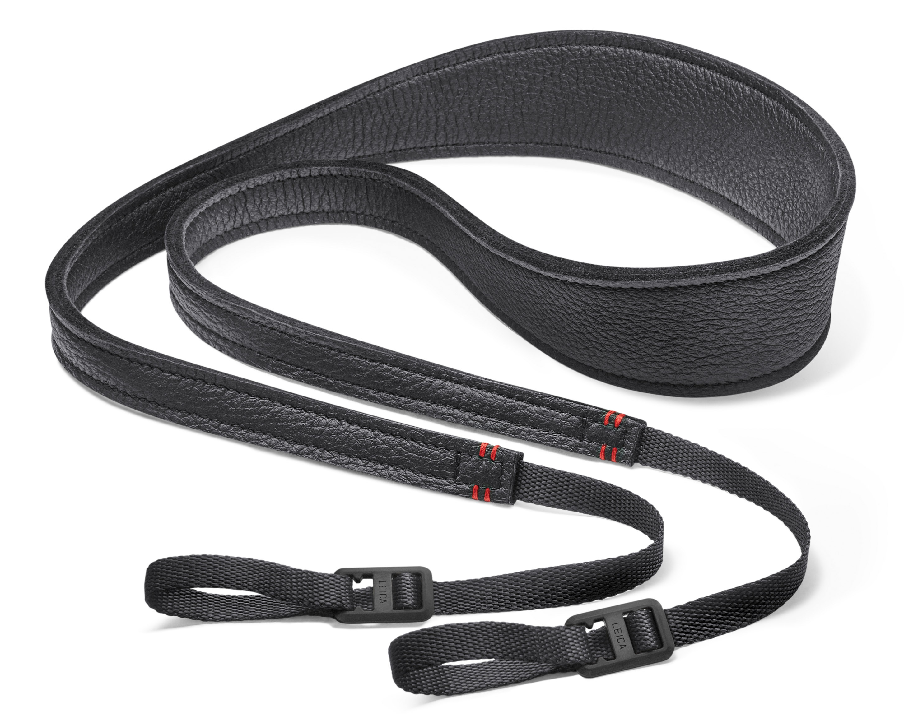 Leica ライカ ストラップ 14258 B-119 Leica SL Black Carrying Strap (Elk Leather) #19689 NEW - For Leica