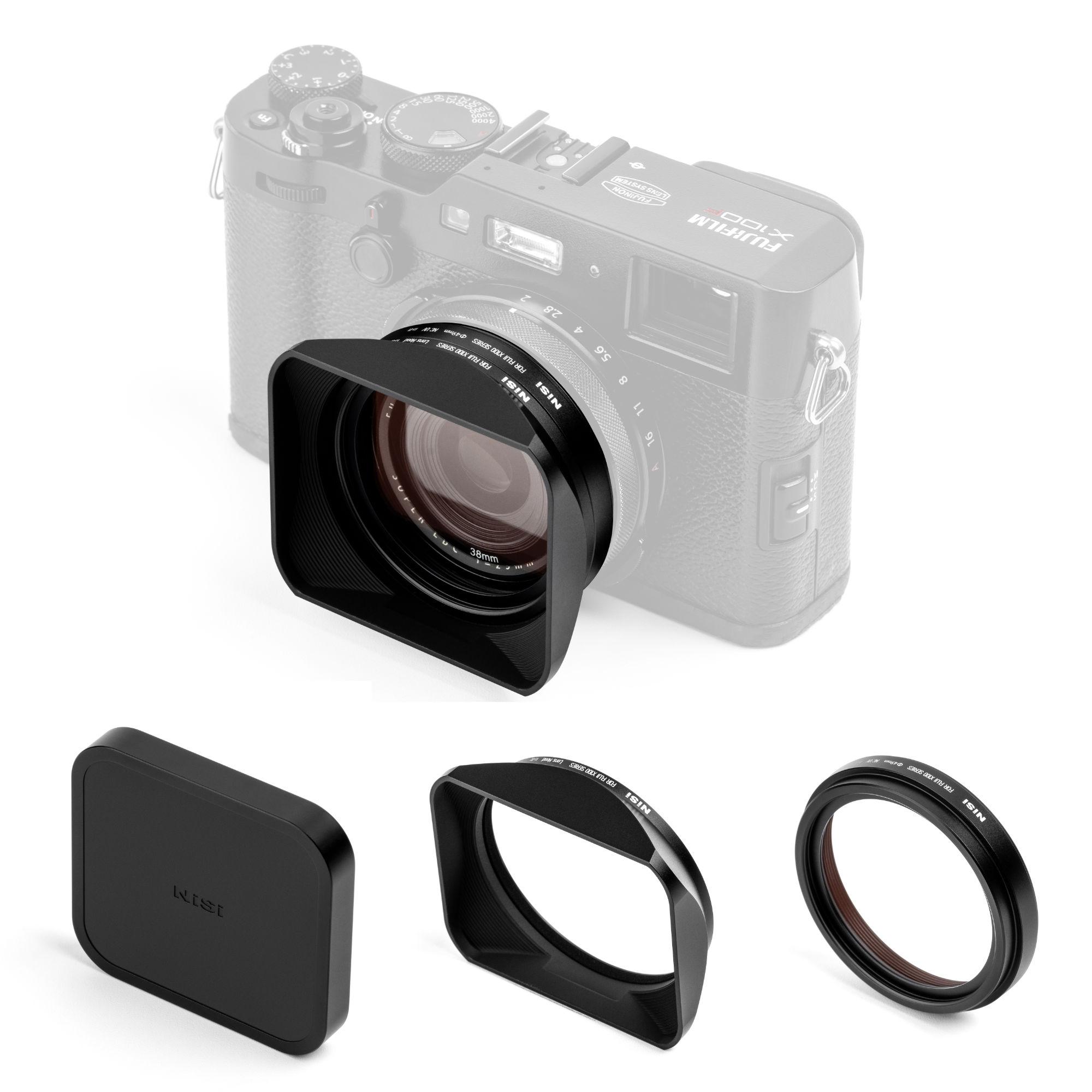 Fuji X100 Haoge Lens Hood X100f Fujifilm X100vi Haoge Square Metal