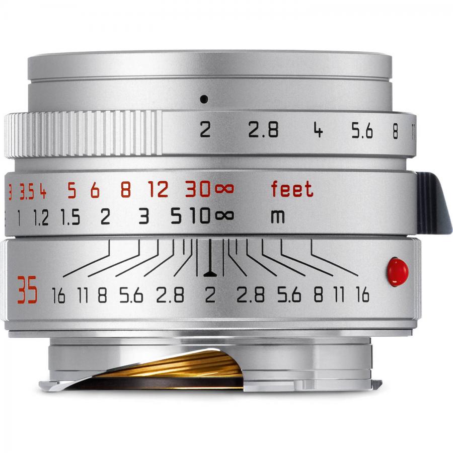 Leica 35mm f/2 ASPH. Summicron-M Silver (6-Bit Coded) Lens #11674