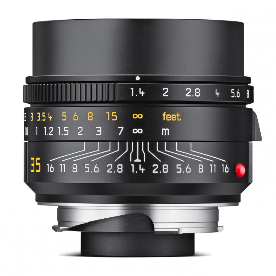 Leica 35MM f/1.4 ASPH. Summilux-M Black (6-Bit Coded) Lens #11726