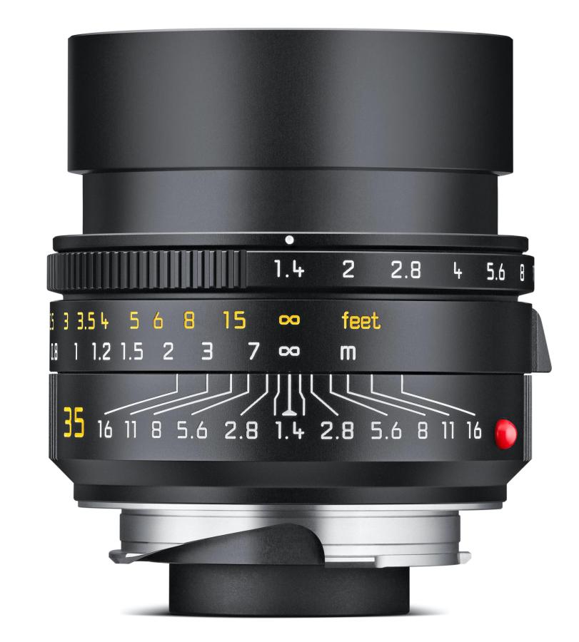 Leica 35MM f/1.4 ASPH. Summilux-M Black (6-Bit Coded) Lens #11726