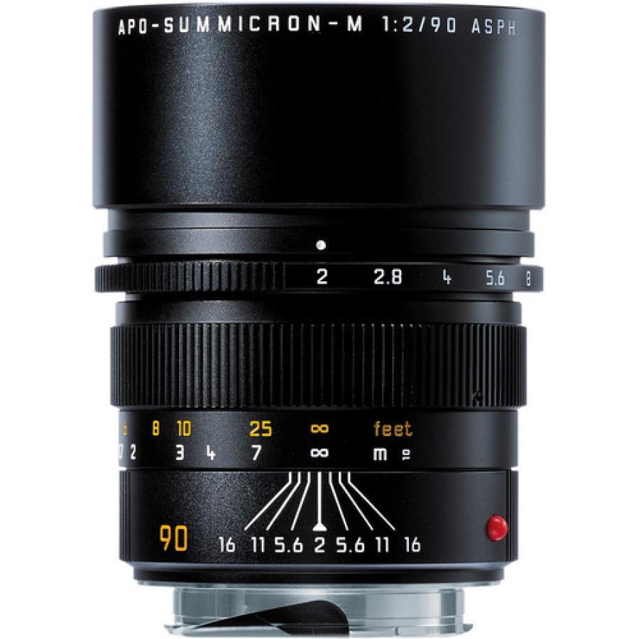 Leica 90mm f/2 ASPH. APO-Summicron-M Black (6-Bit Coded) Lens #11884 USA NEW