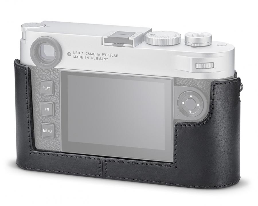 Leica Protector Black Leather Half Case #24032 - NEW (For Leica M11)