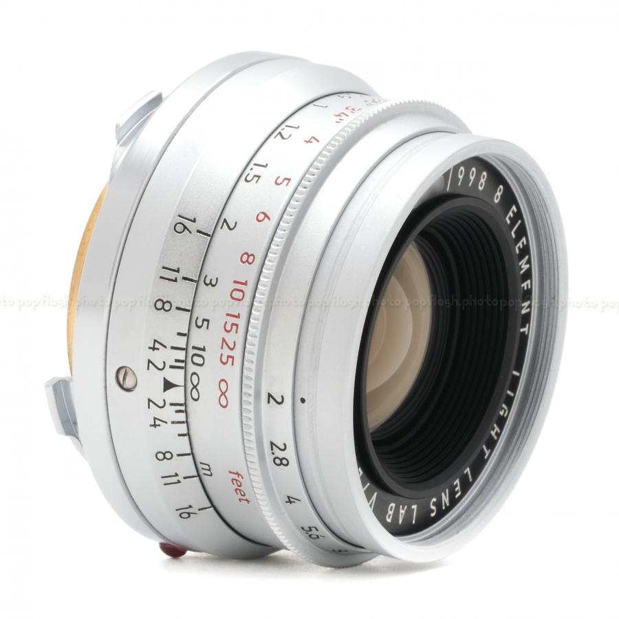 Light Lens Lab 35mm f/2 8-Element Chrome (Leica M-Mount) Lens NEW