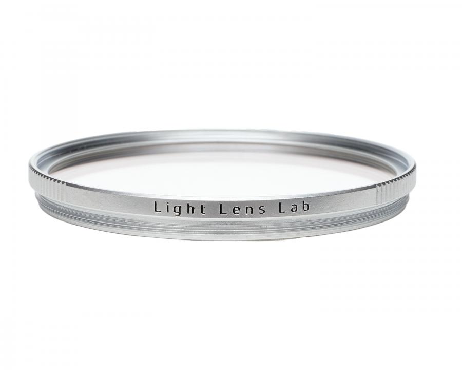 light lens lab 周八枚シルバー（フード、UVフィルタ付き） 新品)Light lens lab（ライトレンズラボ） UV レンズフィルター