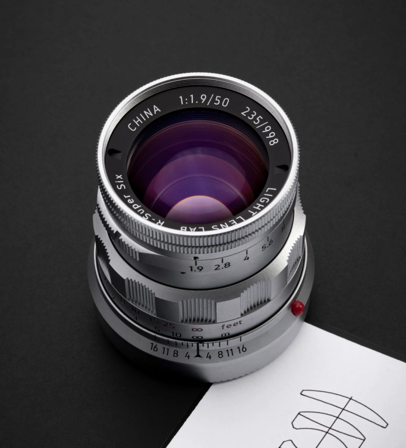 Light Lens Lab 50mm f/1.9 "Rigid-ZS6" Chrome