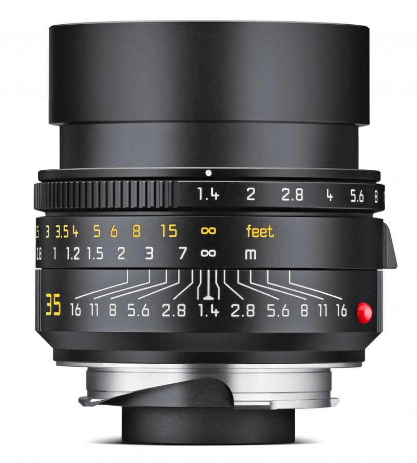 Leica 35MM f/1.4 ASPH. Summilux-M Black (6-Bit Coded) Lens #11726