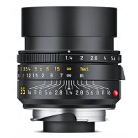 Leica 35MM f/1.4 ASPH. Summilux-M Black (6-Bit Coded) Lens #11726