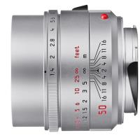 Leica 50MM f/1.4 ASPH. Summilux-M Silver (6-Bit Coded) Lens #11729