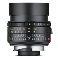 Leica 35MM f/1.4 ASPH. Summilux-M Black (6-Bit Coded) Lens #11726