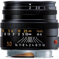 Leica 50mm f/2 Summicron-M Black (6-Bit Coded) Lens #11826 USA NEW