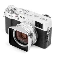 NiSi X100 Series NC UV Filter with 49mm Filter Adaptor, Metal Lens Hood and Lens Cap (Silver) NEW - For Fujifilm X100 Series Cameras